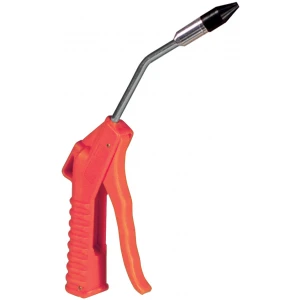 Deluxe 4" Air Blow Gun - Orange with 1/2" Removable Rubber Tip-0
