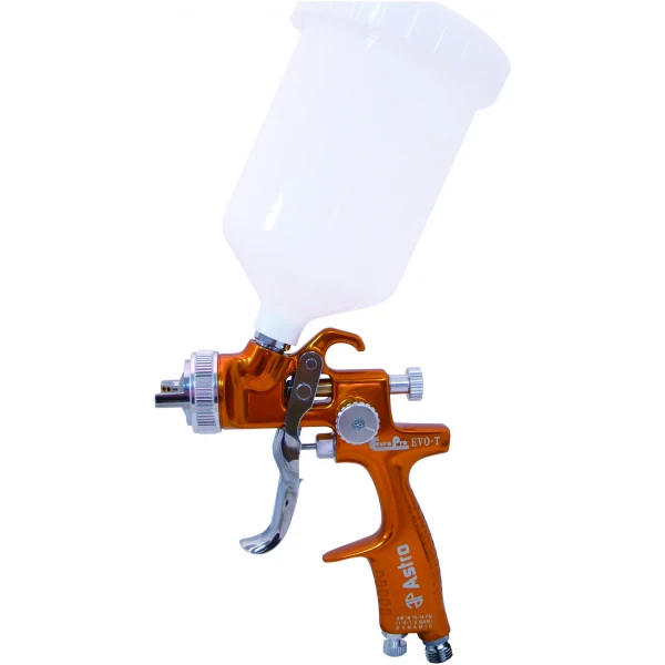 EuroPro Forged EVO-T Spray Gun with Plastic Cup - 1.3mm Nozzle-0