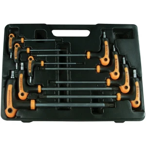 9pc. T-4 Handle Tamper Star & Star Key Wrench Set-0