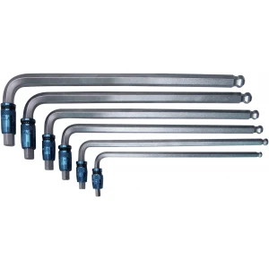 6pc 3-in-1 Hex Key Wrench Set - Internal/External & Hex Ball (Metric) (5, 6, 7, 8, 9, 10mm)-0