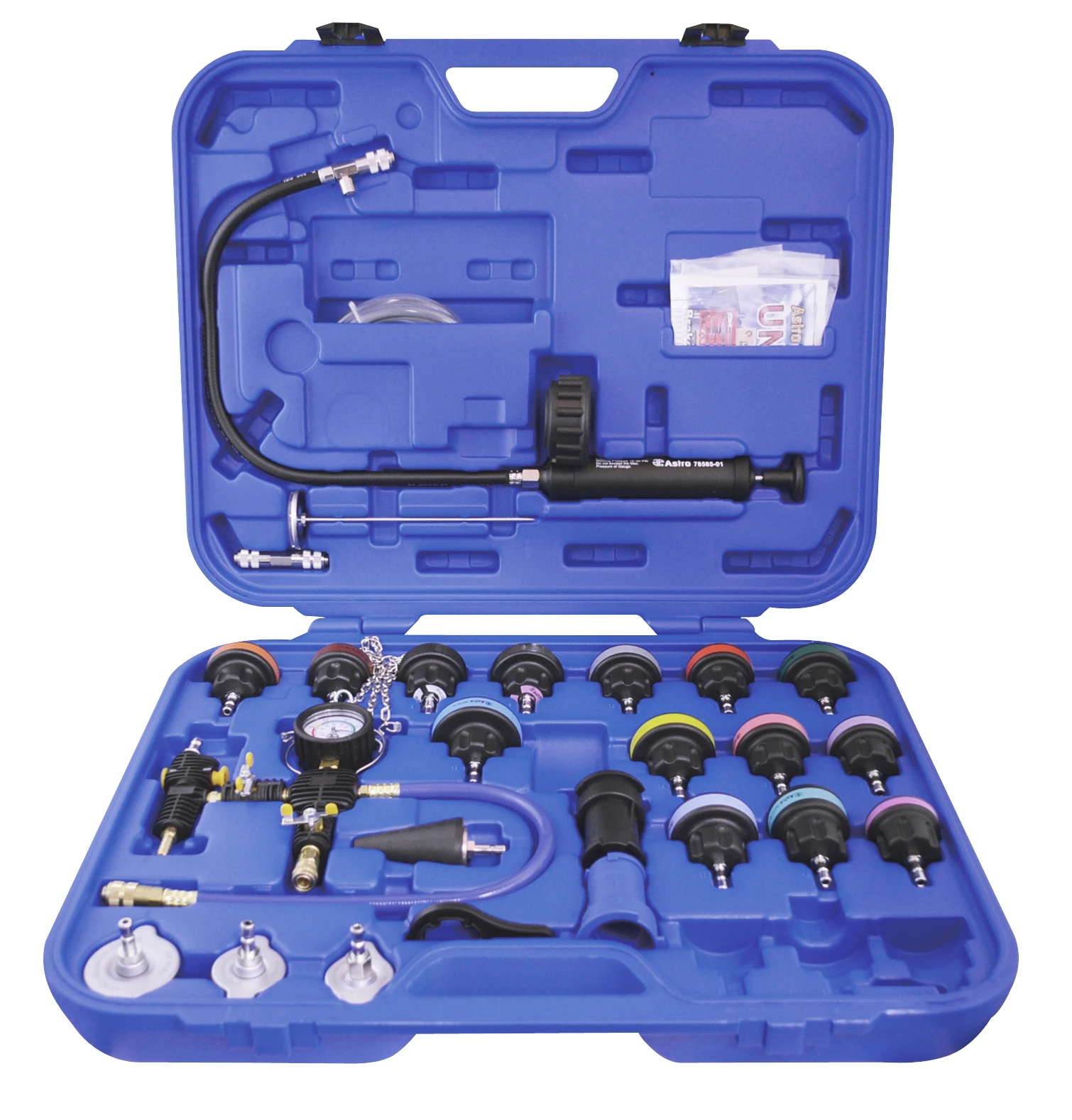 22 Piece Cooling System Pressure Tool Kit - Service and Leak