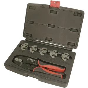 7pc Professional Quick Interchangeable Ratchet Crimping Tool Set-0