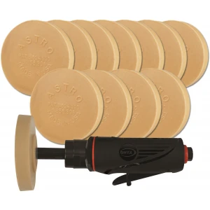 ONYX Pinstripe Removal Kit with Onyx - 4,000rpm Pinstripe Removal Tool w/ Safety Lever (Model# 203) and 12 Smart EraserR Pads (Model# 400E)-0