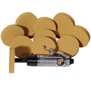 Pinstripe Removal Kit - 4,000rpm Pinstripe Removal Tool w/ Safety Lever (Model# 533ET) and 12 Smart EraserR Pads (Model# 400E)-0