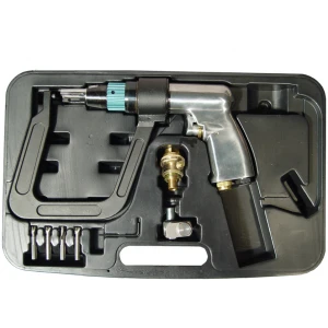 Air Spot Drill with 5.5" Deep Clamp Kit and 5 Drill Bits-0