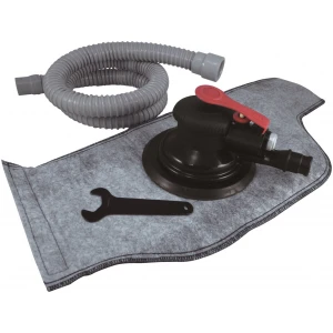 ONYX 3 in 1 Lightweight 6" Composite Vacuum Random Orbital Palm Sander with Hose, Bag and Hook & Loop Pad-0