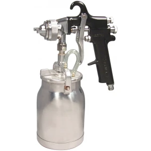 Spray Gun with Cup - Black Handle - 1.8mm Nozzle-0