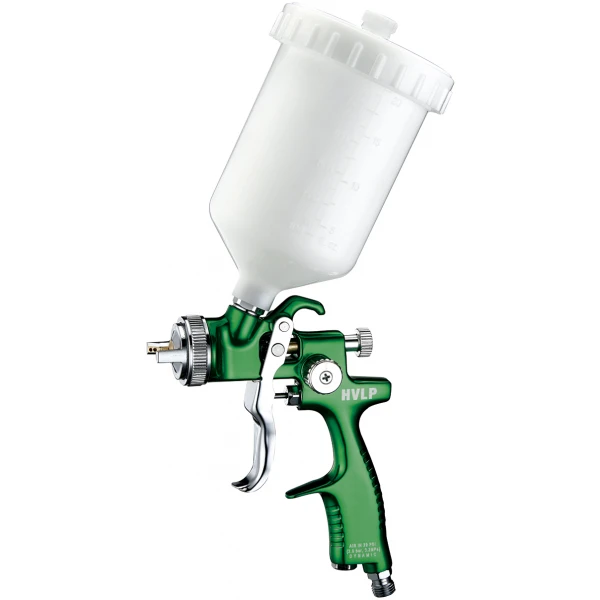 EuroPro Forged HVLP Spray Gun with 1.3mm Nozzle & Plastic Cup-0