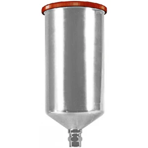 Aluminum Gravity Feed Cup with Screw-on Lid - 1 Liter Capacity-0