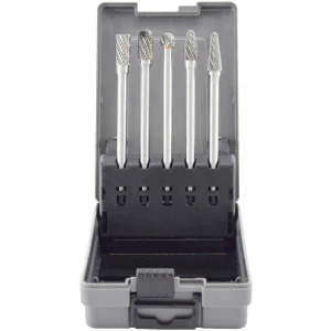 5pc Long Double Cut Carbide Burr Set 4.5"-0
