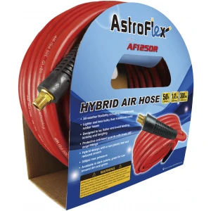 AstroFlex 1/2" x 50' Hybrid Air Hose - Red-0