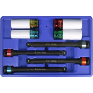 8pc Torque Limiting Extension And Protective Impact Socket Combo Set-0