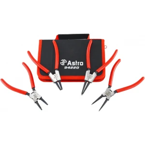 7" 4pc Internal / External Cr-V Snap Ring Pliers - 0.050"-0