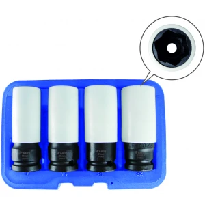 Flank Bite Damaged Lug Nut Socket Set w/ Spinning Protective Sleeves-0