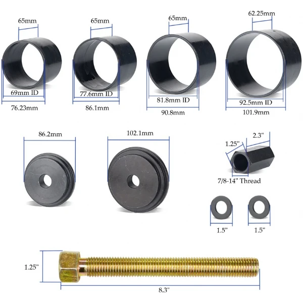 Master Front Wheel Drive Bearing Adapter Kit-4340