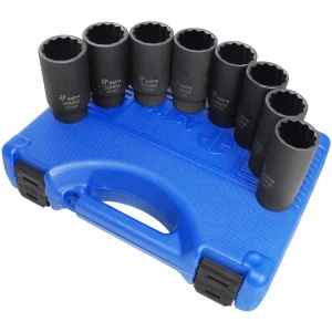 8pc 12-Point Axle Nut Socket Set-0