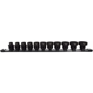 11pc 1/2" Drive Nano Impact Sockets - SAE-0