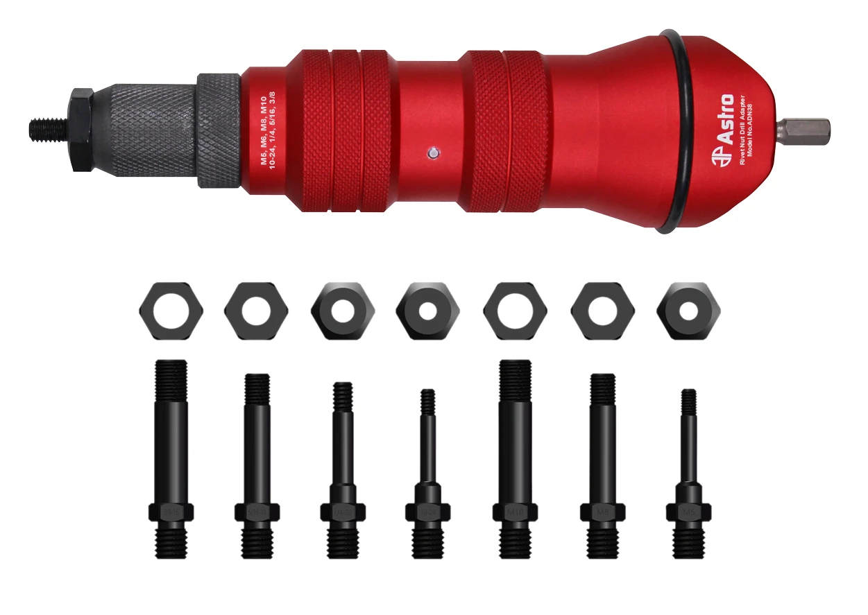 Air Rivet Tool: 1/8 Capacity