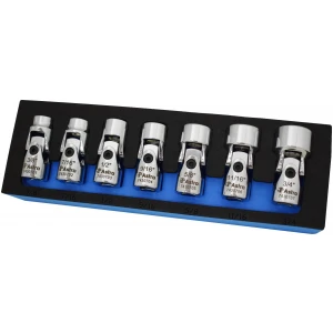 7pc 3/8" Drive Flex Socket Set - 6 Point - SAE-0