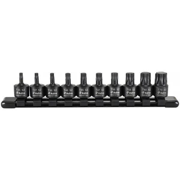 10pc 3/8" Drive Nano Impact Torx Bit Sockets-4646