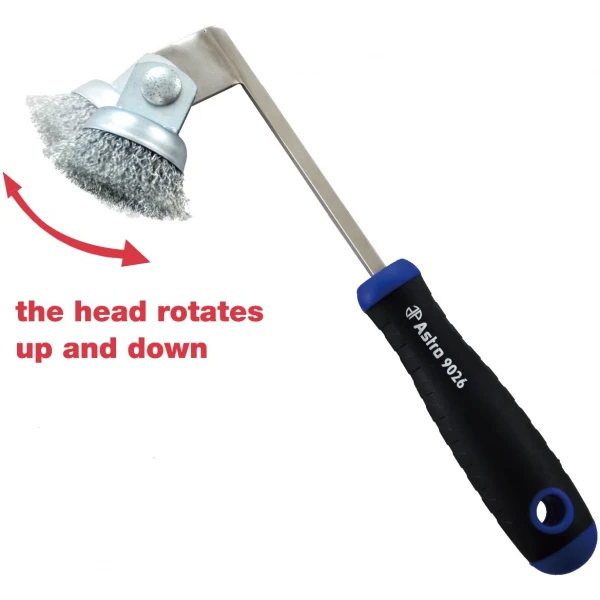 2" Wire Cup Hand Brush W/ Interchangeable Head-4508