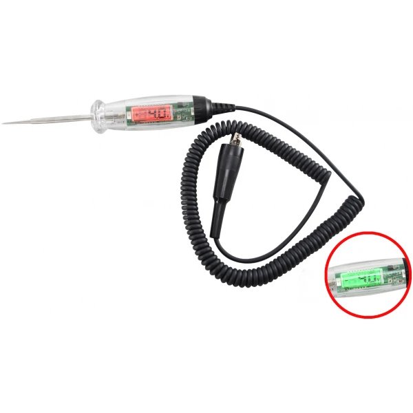 Digital LCD Wide Range Positive and Ground Circuit Tester - 3.5 - 60V-4520