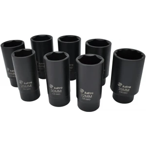 6 Point Axle Nut Socket Set 8 Pieces-0