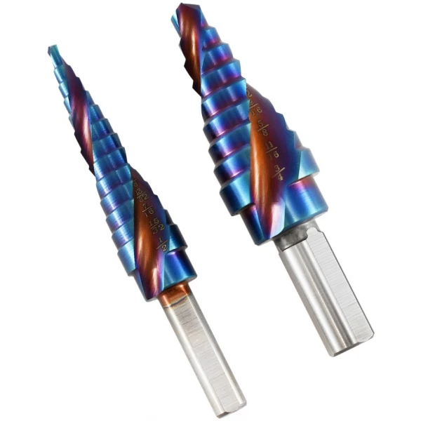 Blue Steel 2pc Max-Duty Step Drill Set-0