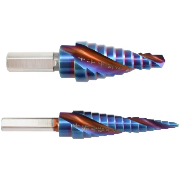 Blue Steel 2pc Max-Duty Step Drill Set-4591