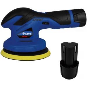 12V Cordless Variable Speed Palm Polisher with 2 Batteries-0