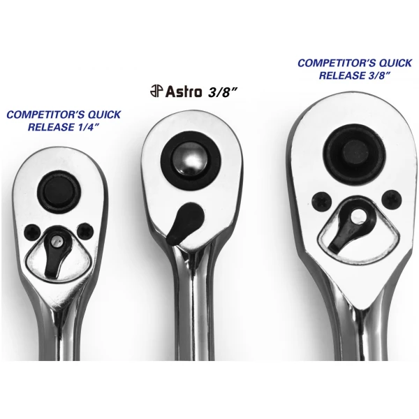 Nano Ratchet - 3/8" Drive Head in 1/4" Ratchet Body Long-4700