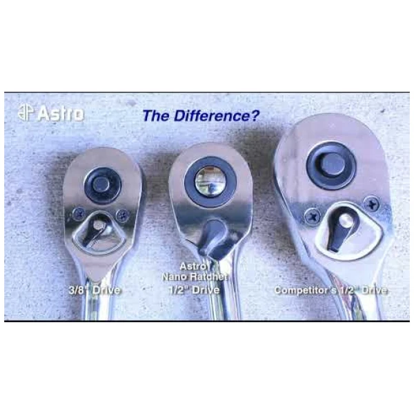 Nano Ratchet - 1/2" Drive Head In 3/8" Ratchet Body-4729