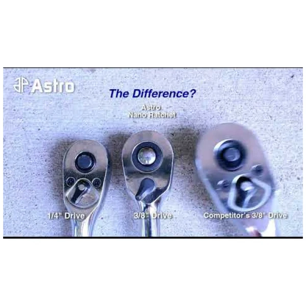 Nano Ratchet - 3/8" Drive Head in 1/4" Ratchet Body-4730
