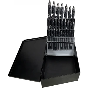 ONYX 29pc TurboStep HSS Reduced Shank Mechanics Length Drill Bits