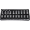 3/8" Drive Mid-Length Pinless Universal Impact Sockets - Metric