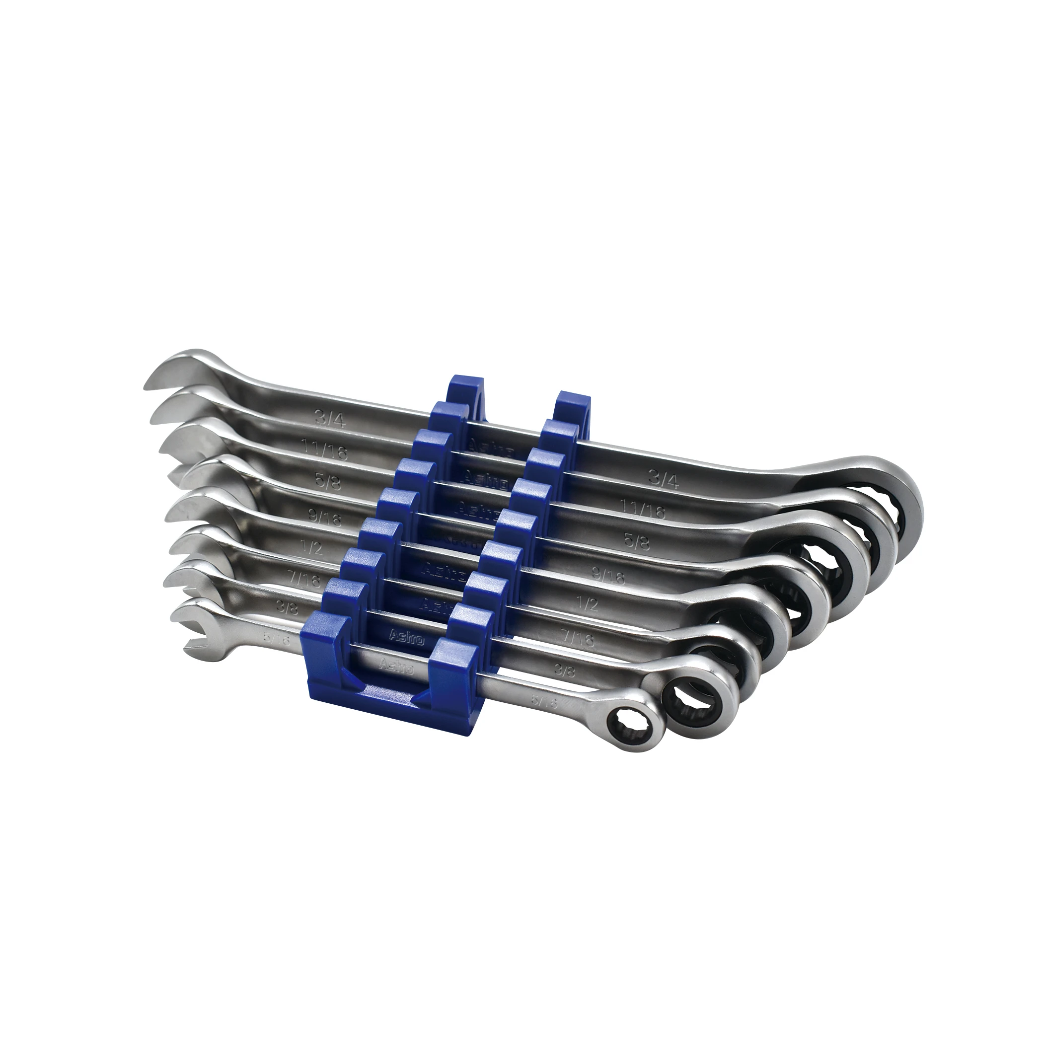 Razor Wrenches Super-Thin SAE Ratcheting Wrench Set 5/16" - 3/4"